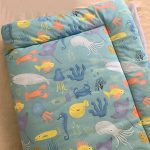 cobertor algodon infantil marino peces